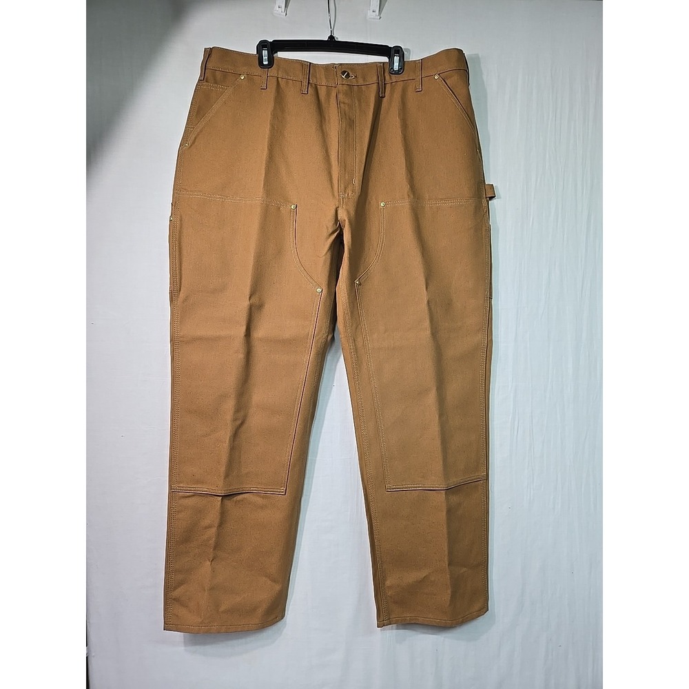 NWT Carhartt Loose Fit‎ Firm Duck Double Front Utility Work Pants 44x32 B01-M - Picture 4 of 11
